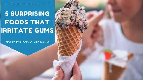 foods that irritate gums