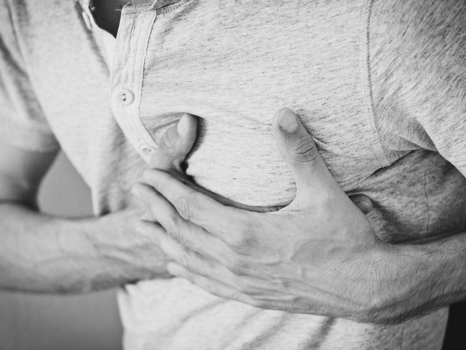 man with heart issues