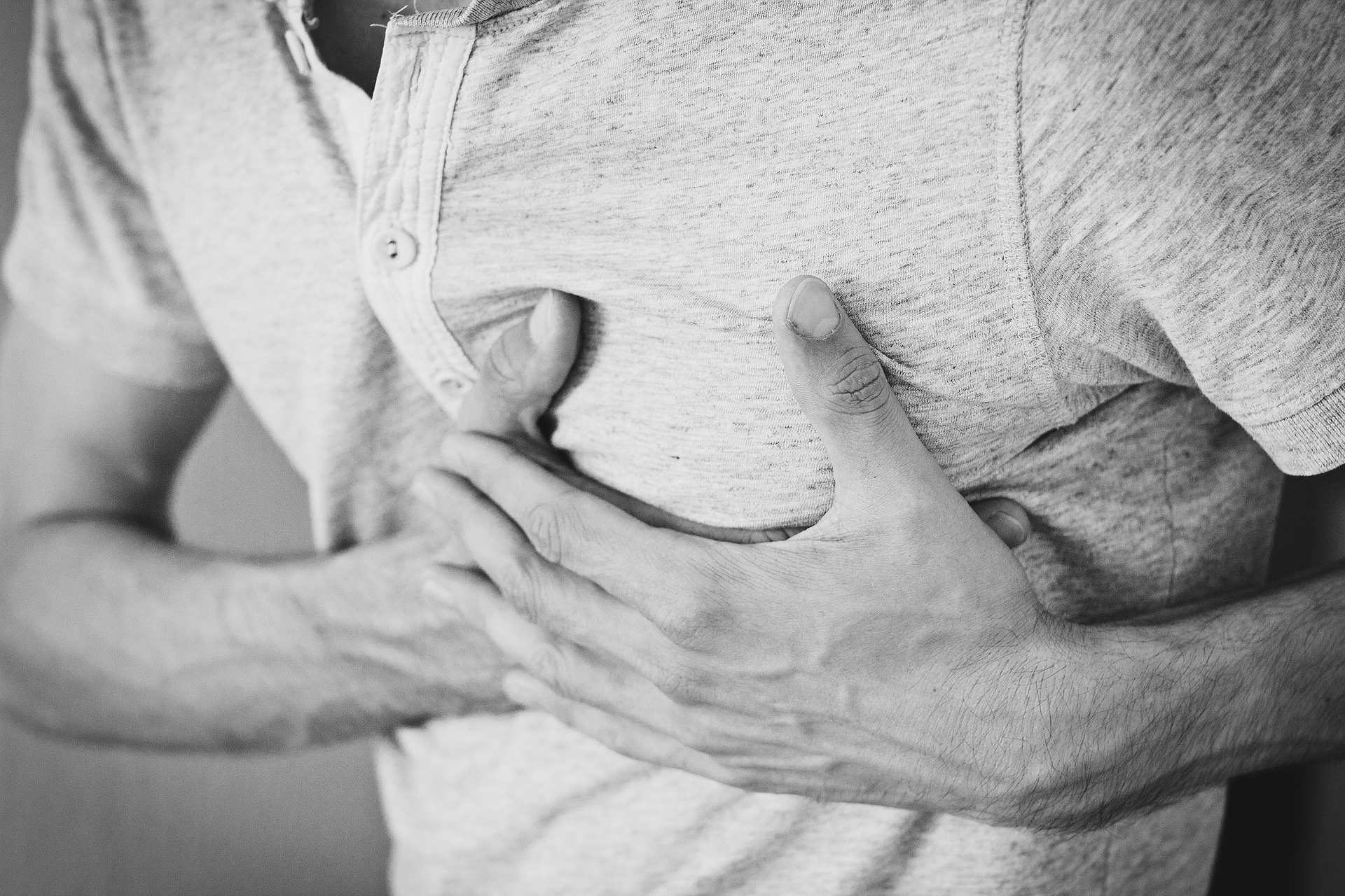 man with heart issues